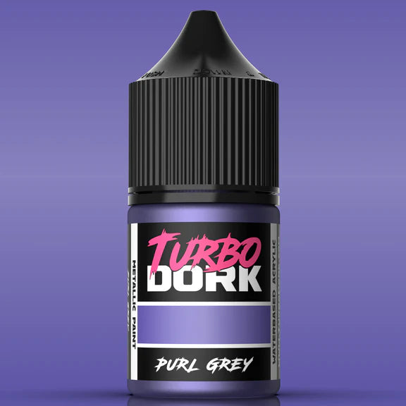 Turbo Dork Metallic: Purl Grey
