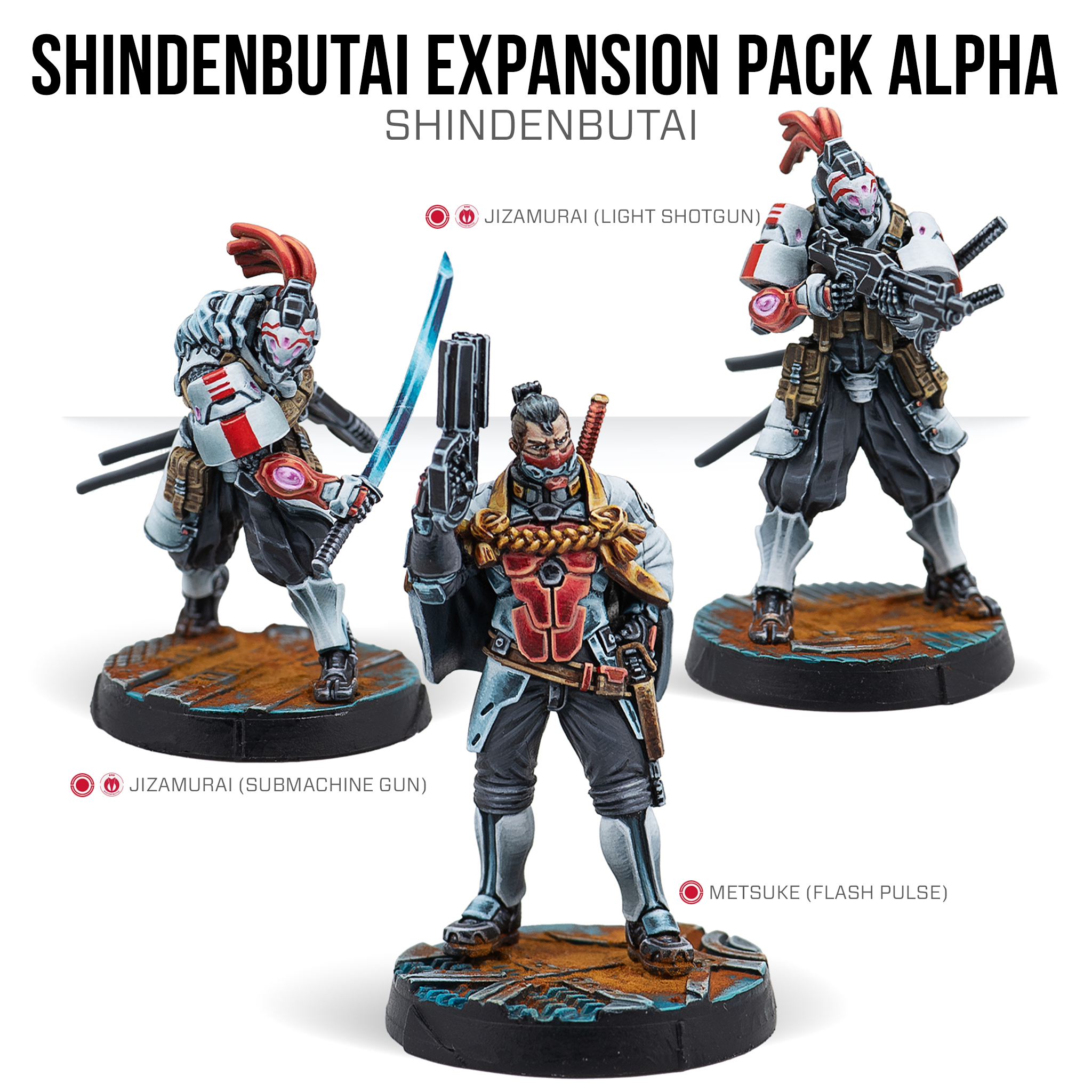 【G-RAP】 ASSASSIN HITWORKS SpecialEdition Shindenbutai Expansion Pack Alpha | Infinity Miniatures – Warsenal
