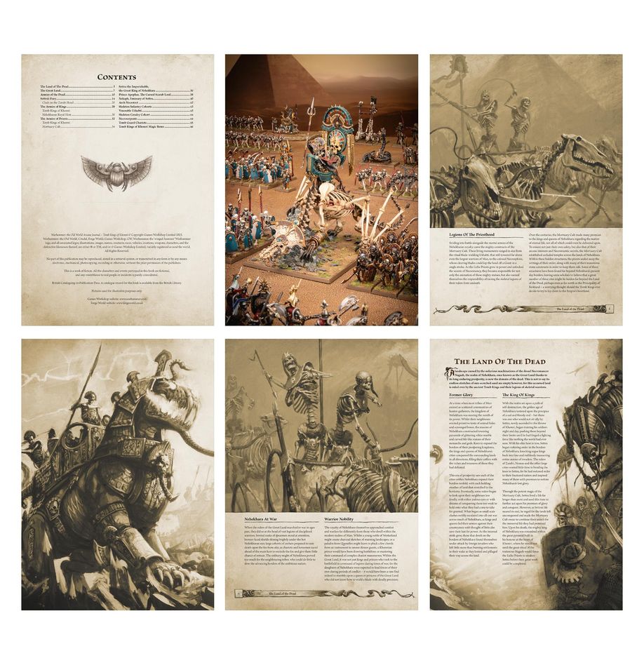 Warhammer the Old World: Arcane Journal Tomb Kings Of Khemri