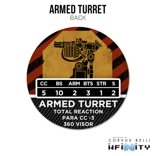 Infinity N5 Markers: Armed Turret