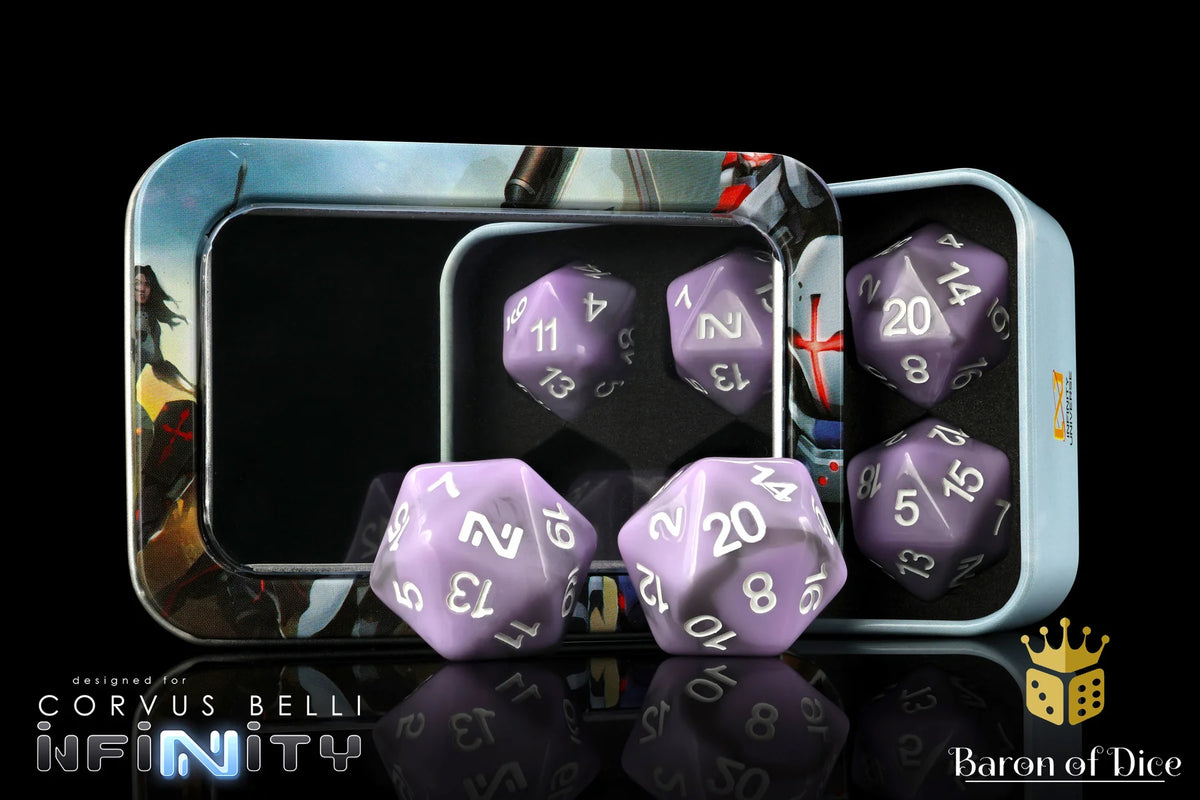 INFINITY: N4, PURPLE, DICE SET