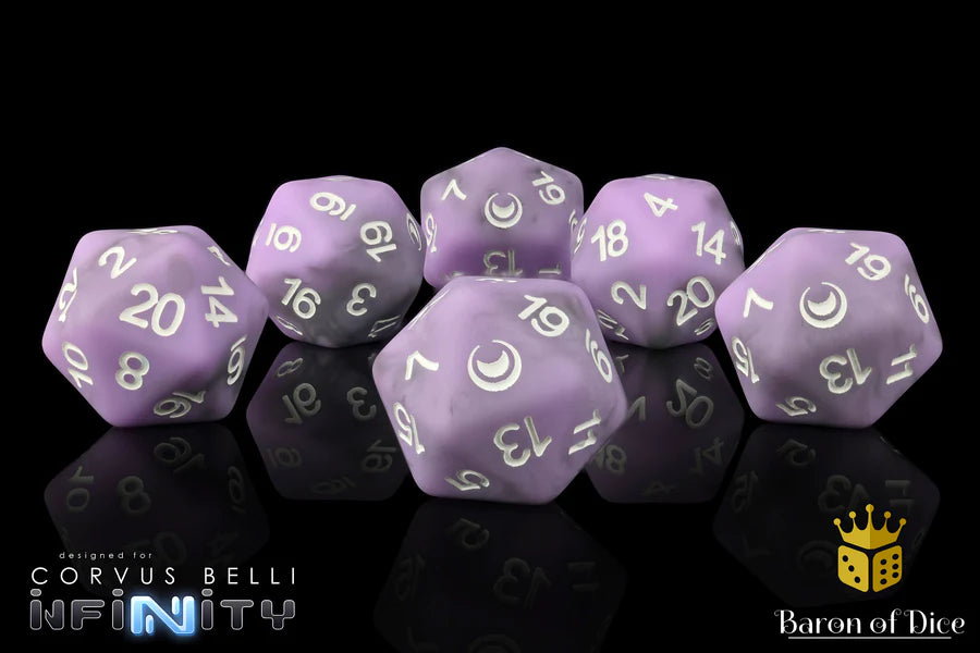 INFINITO: FALANEX DE ACERO, JUEGO DE DADOS