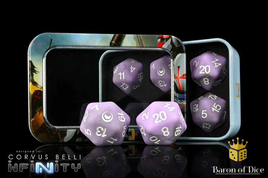 INFINITO: FALANEX DE ACERO, JUEGO DE DADOS