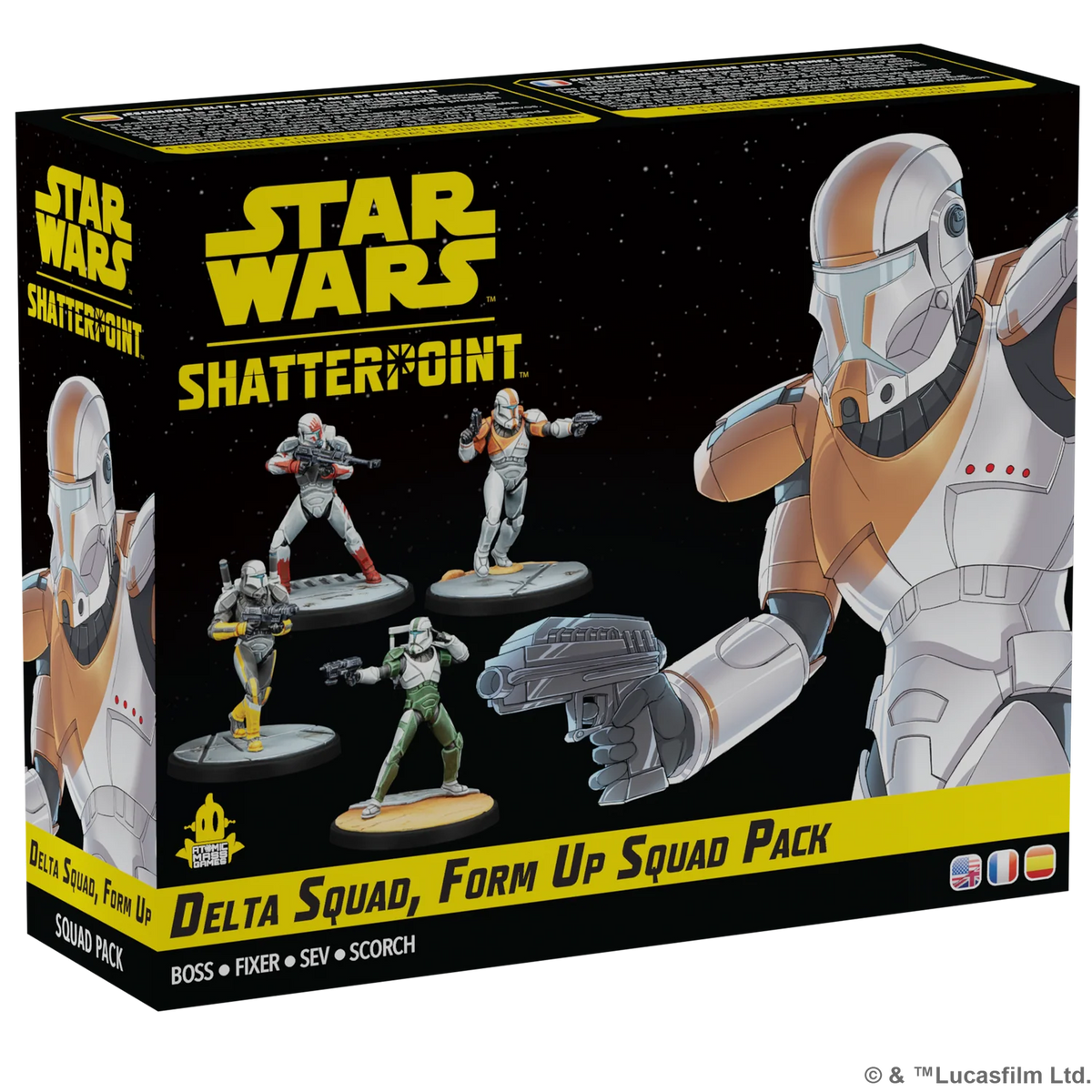 Star Wars: Shatterpoint - Delta Squad, Form Up Squad Pack