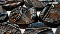 Bases - Spaceship Corridor, Round 32mm (x8)