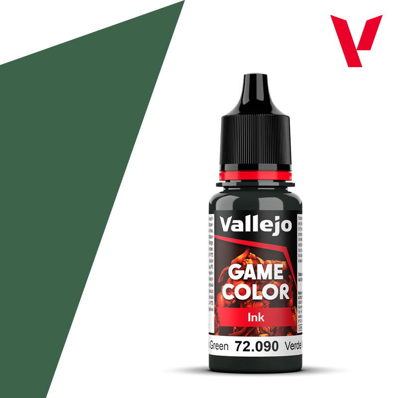 Vallejo Game Color: Black Green Ink