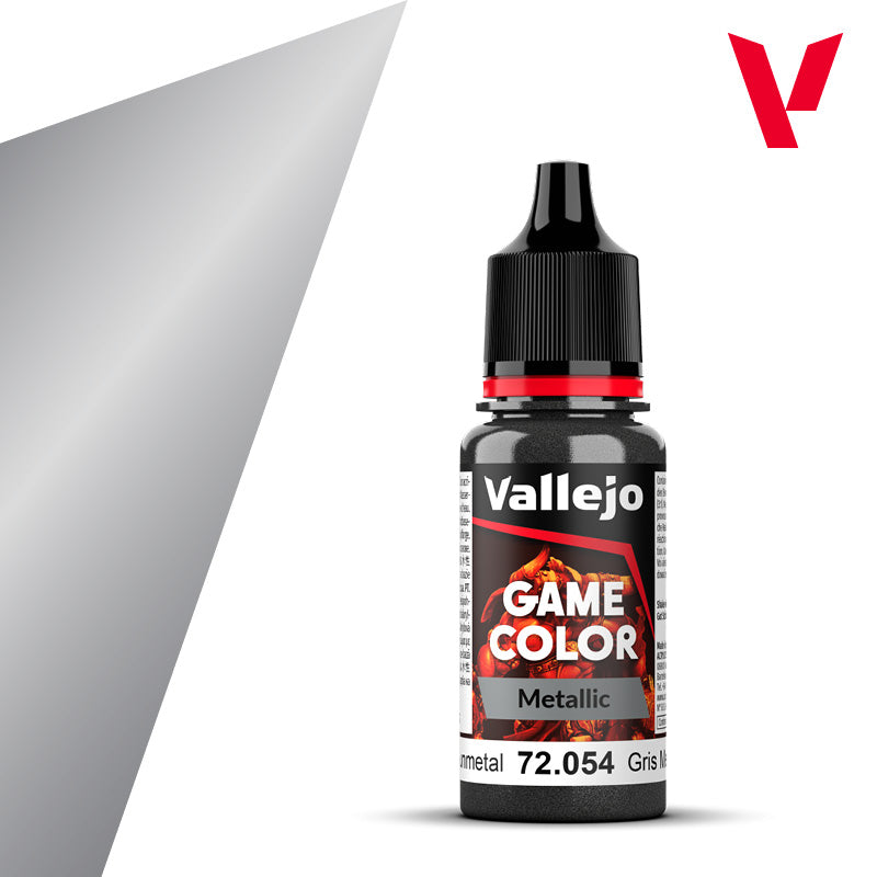 Color del juego Vallejo: Gunmetal oscuro