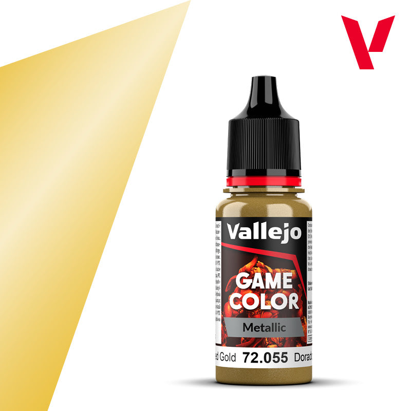 Color del juego Vallejo: oro pulido.