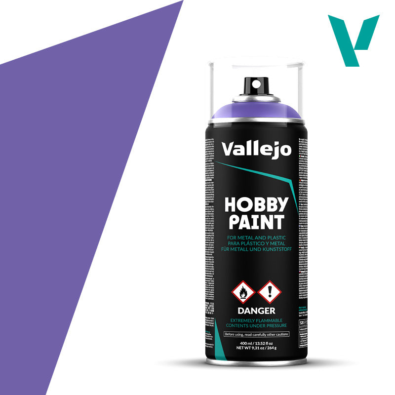 Vallejo Hobby Paint: Alien Purple Spray Primer (400ml)
