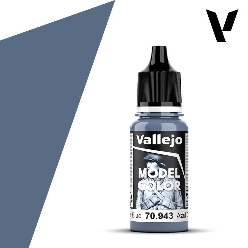 thumbnail image 2 of Vallejo Model Color Paint: Grey Blue | Accessories & Supplies 2 of 14