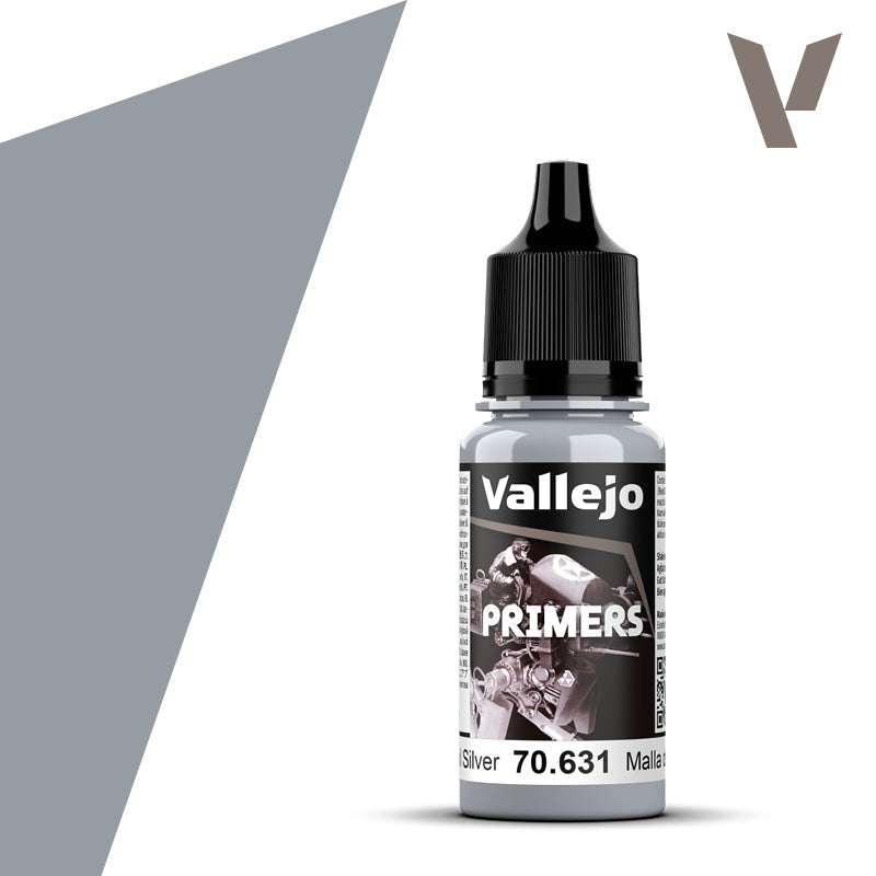 Vallejo Surface Primer: Chainmail Silver