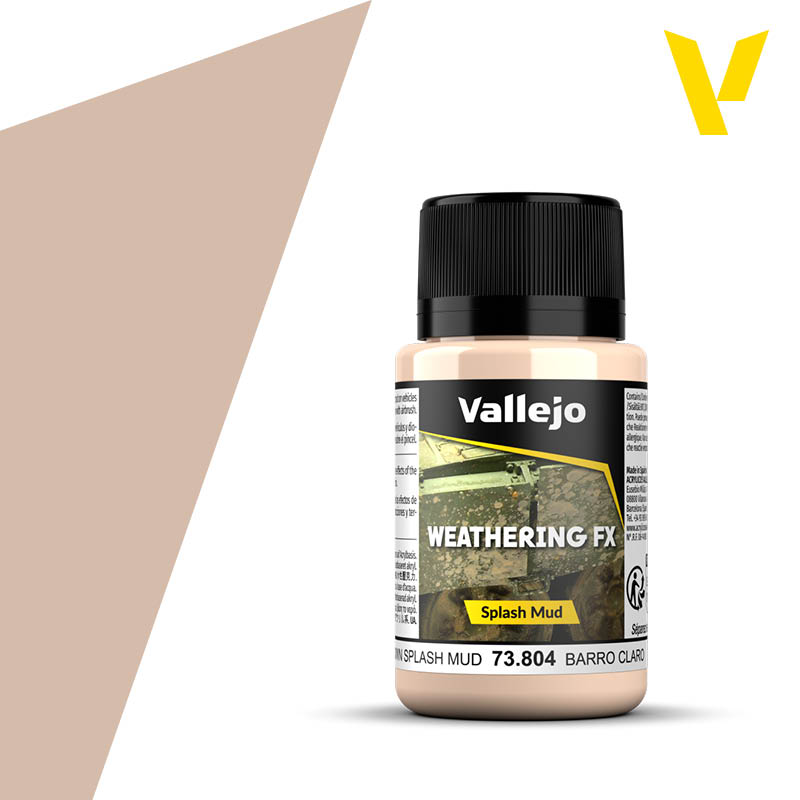 Vallejo Weathering FX: Light Brown Splash Mud