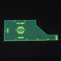 Warmachine Template in Fluorescent Green