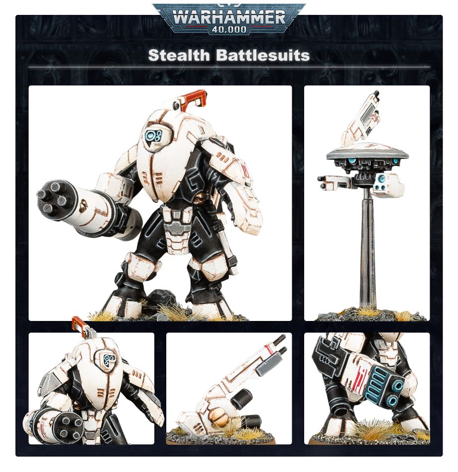 Warhammer 40K: Tau Empire XV25 Stealth Battlesuits