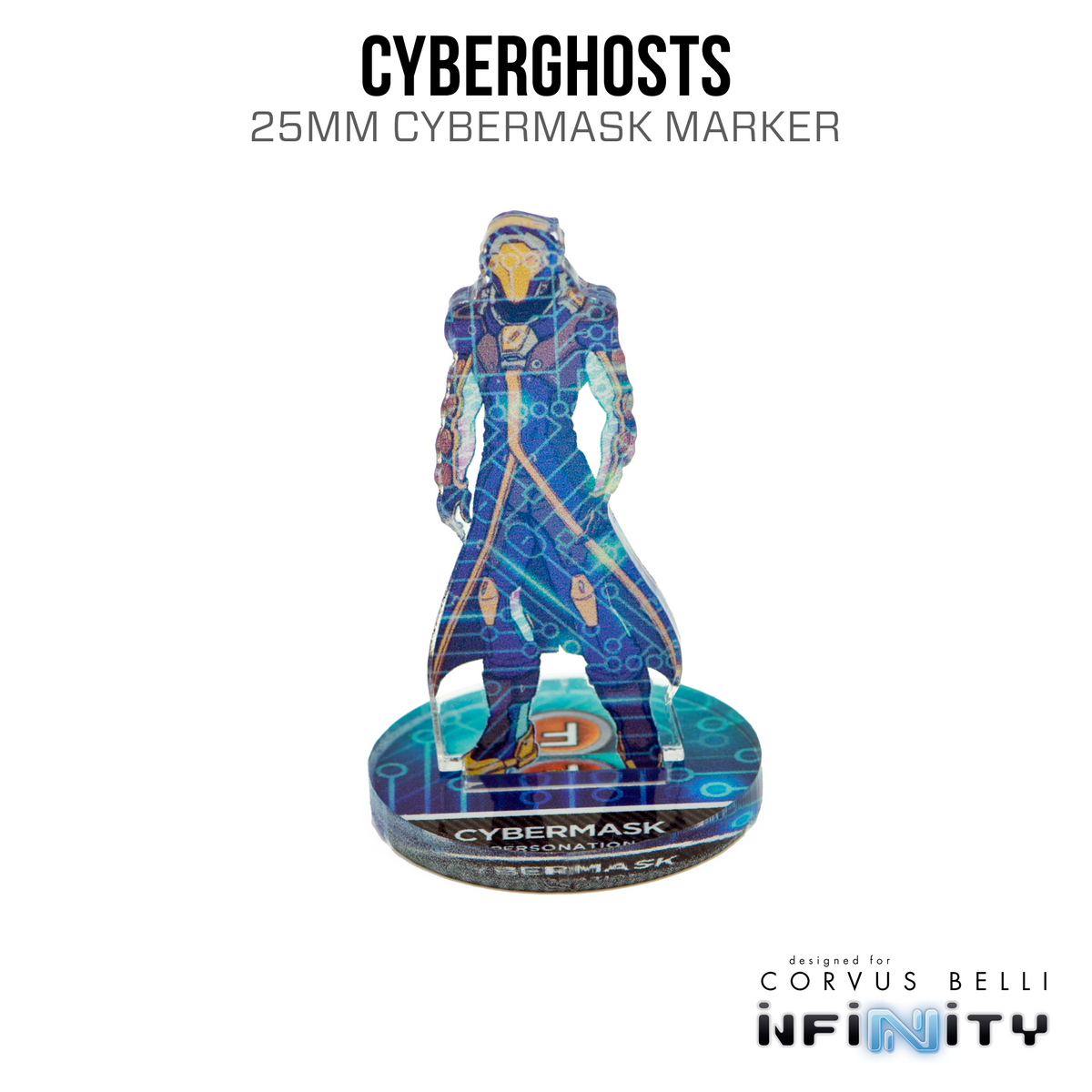Marcadores 3D Infinity: Cyberghosts (Cibermáscara de 25 mm)