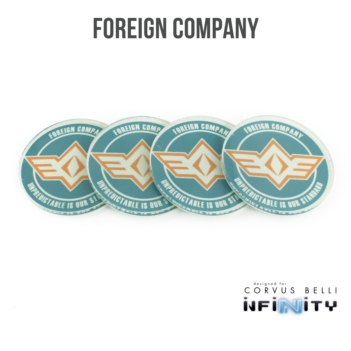 Fichas de comando de facción Infinity
