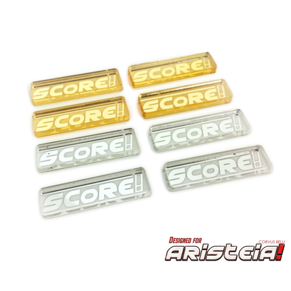 Aristeia! Chrome Victory Point Tokens