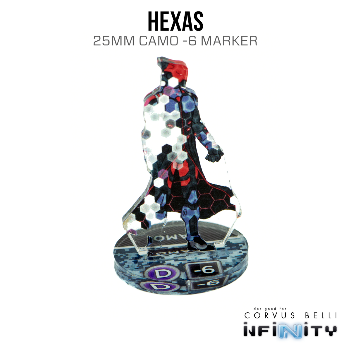 Infinity 3D Markers: Hexas (Camo -6)