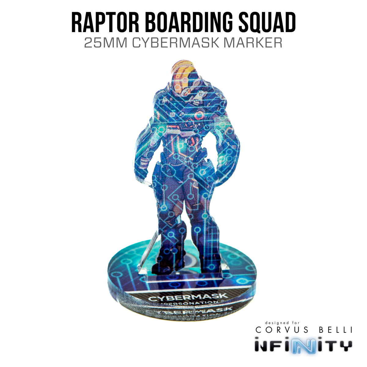 Marcadores 3D Infinity: Escuadrón de abordaje Raptor (Cibermáscara de 25 mm)