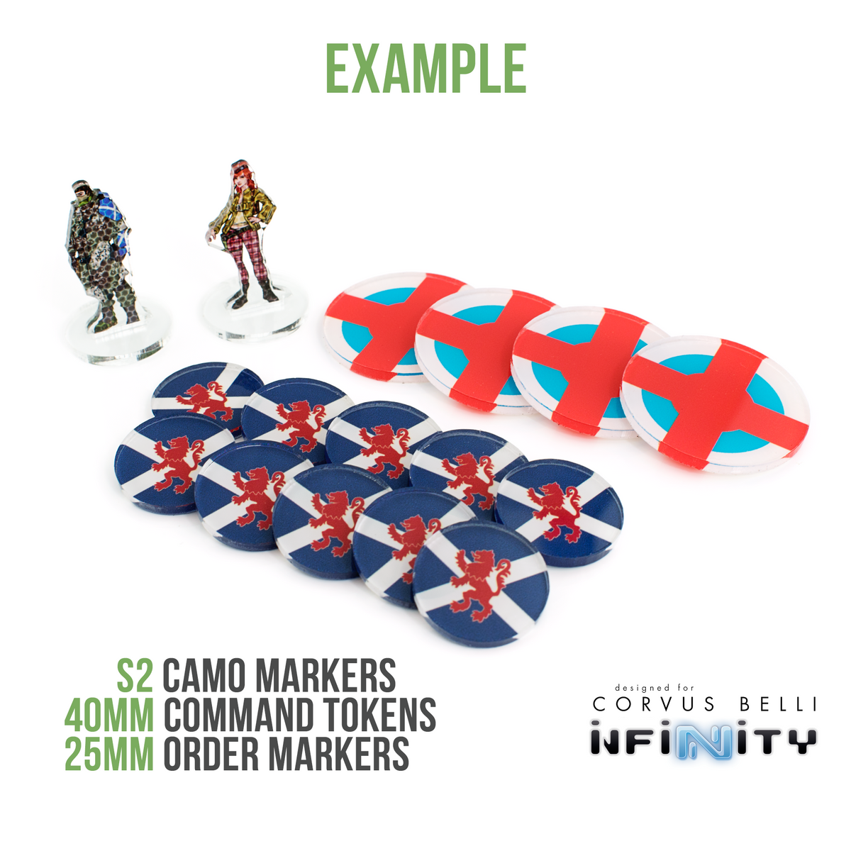 Fichas de comando de facción Infinity
