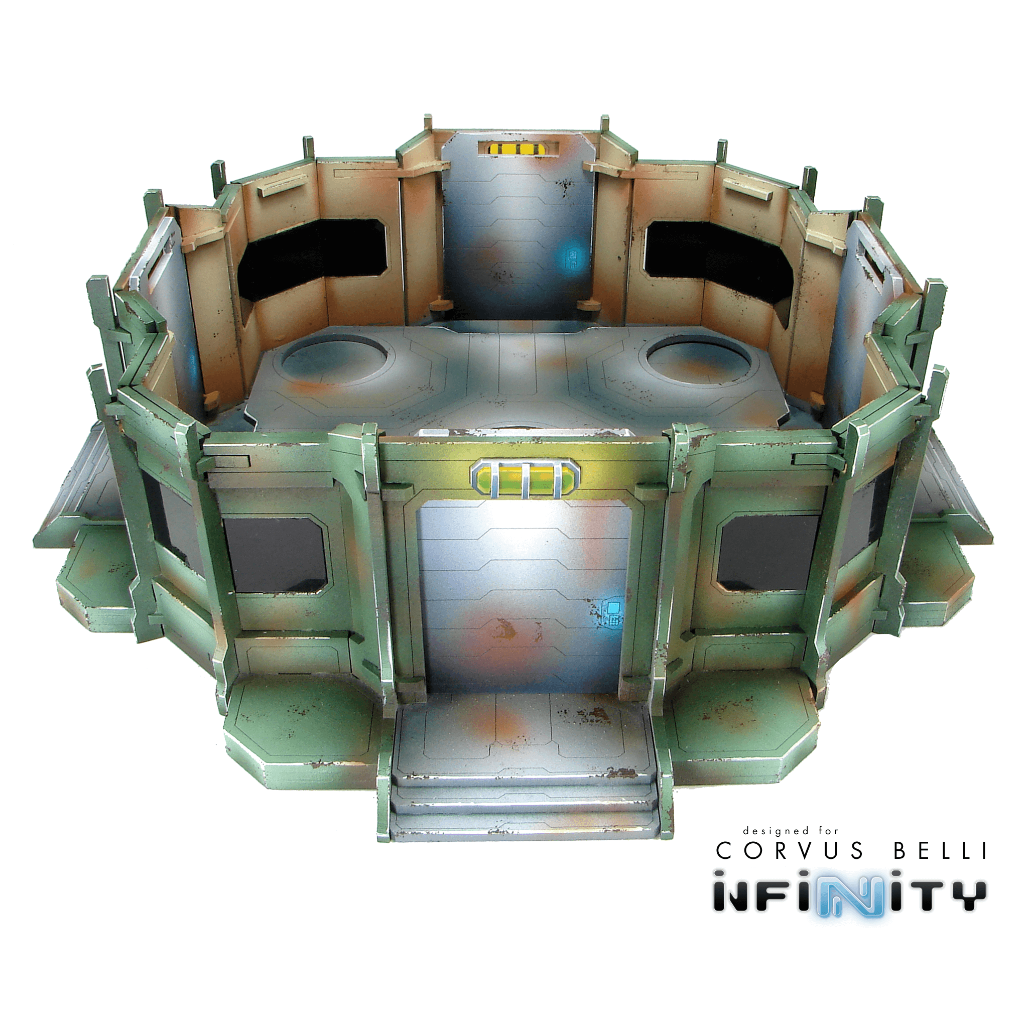 Infinity the Game terrain Command Bunker objective room MDF