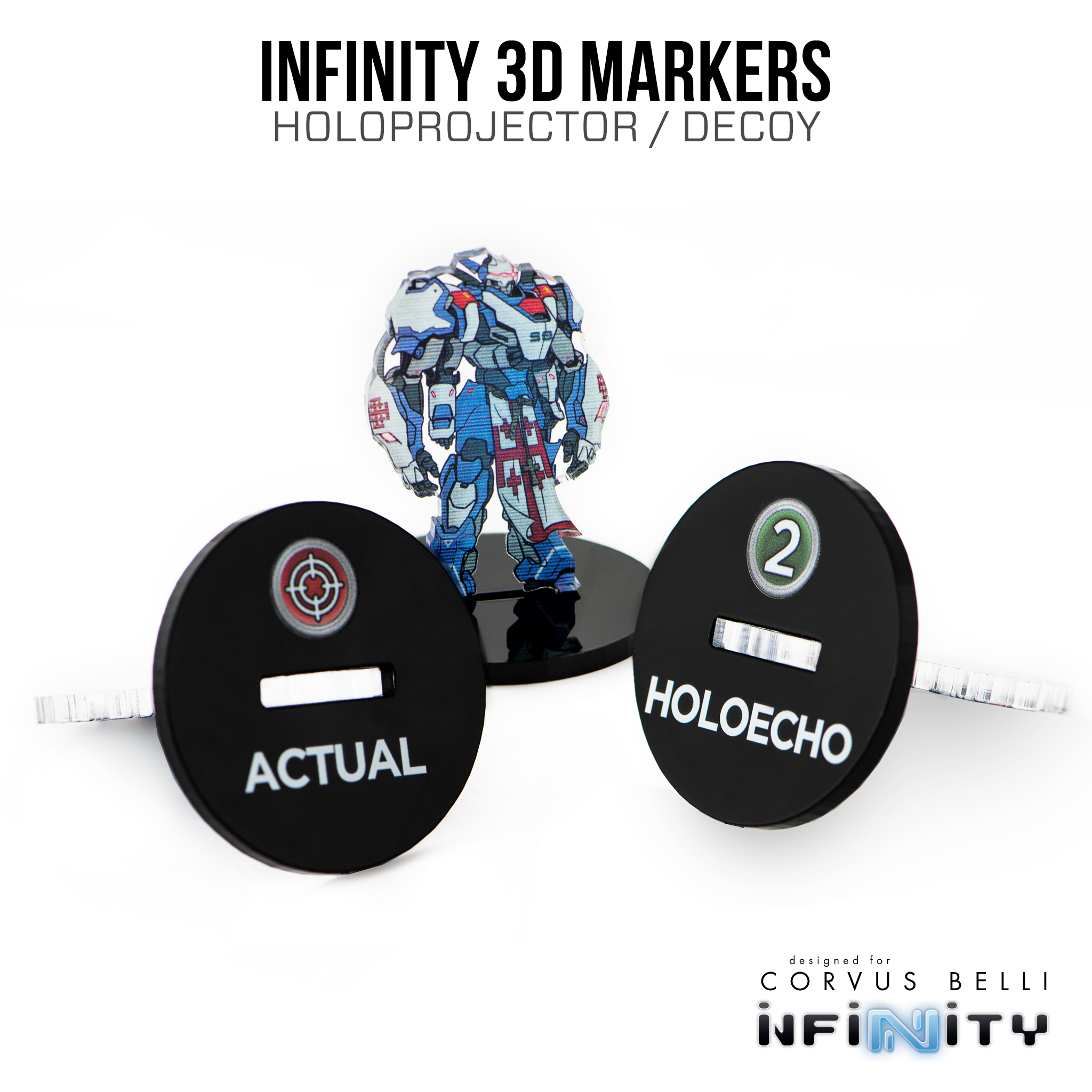 Infinity the Game Full Color 3D Holoprojector Markers – Warsenal