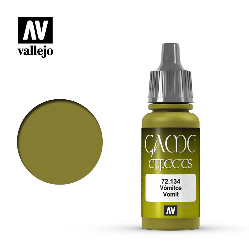 Color del juego Vallejo: Vómito