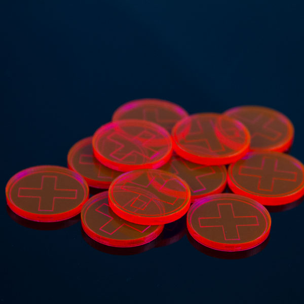 Marcador de heridas fluorescente