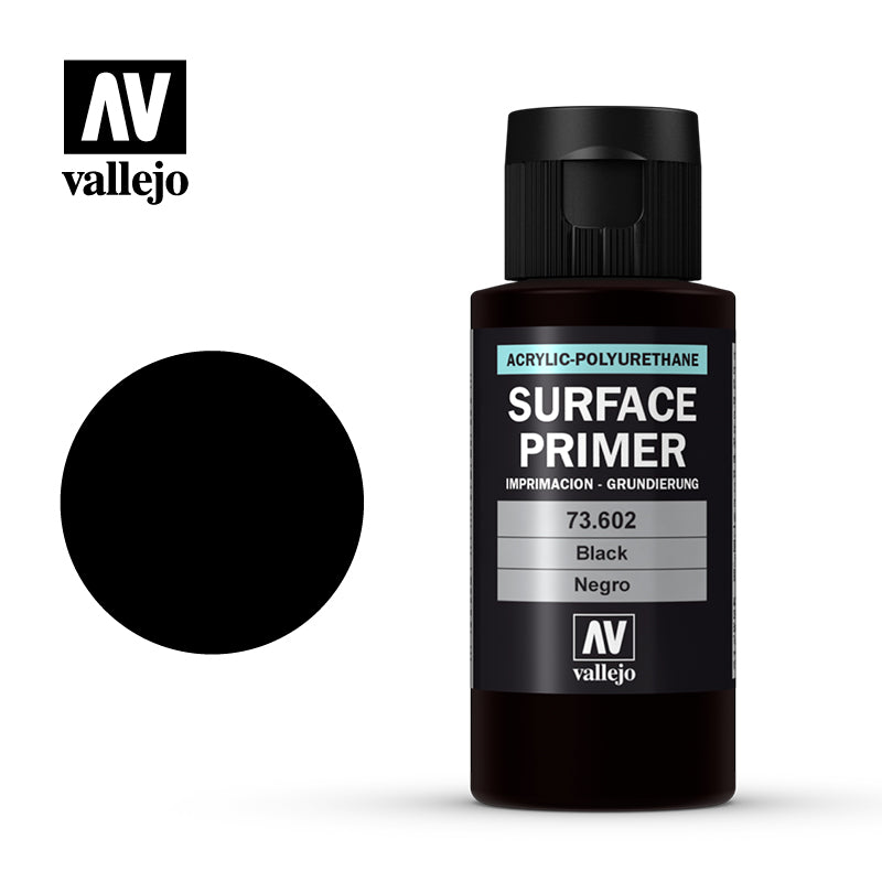 Vallejo Black Surface Primer 200ml