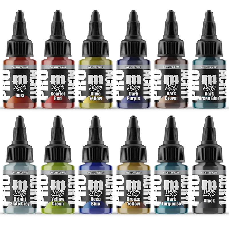 Pro Acryl 1-Step Paint Set #2