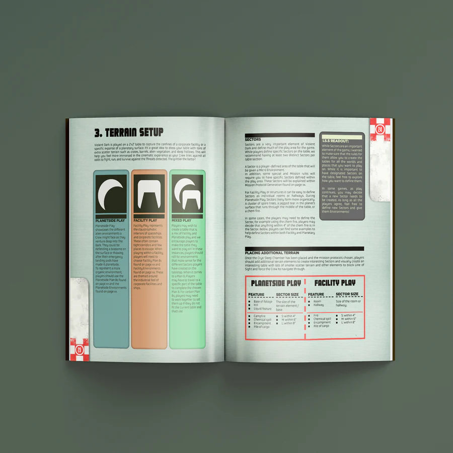Violent Dark Core Rulebook