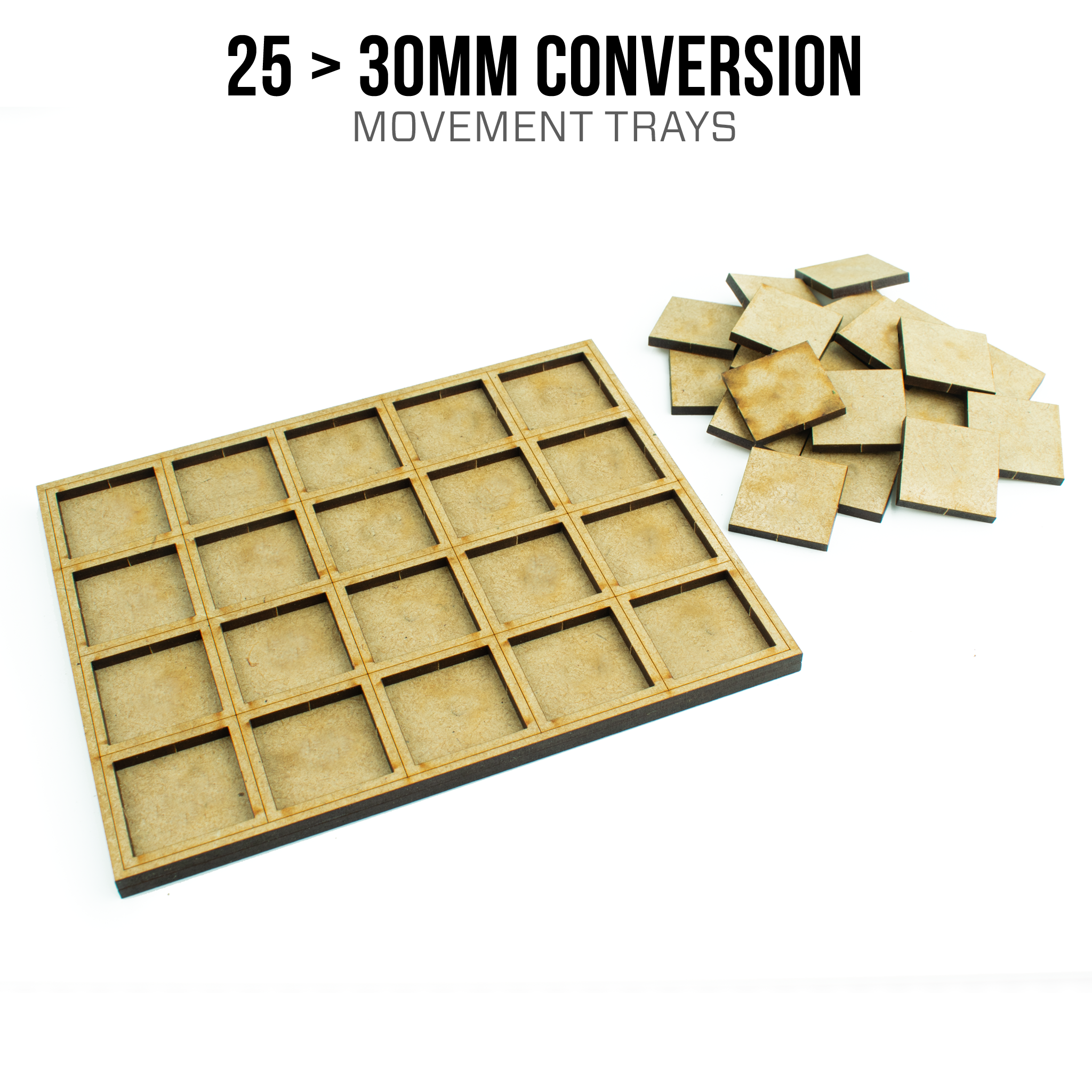 25 > 30mm Adapter Movement Trays – Warsenal