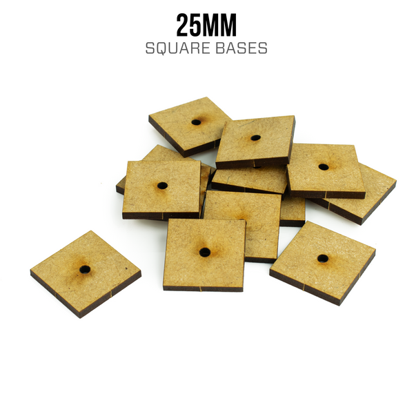 25mm Square Bases