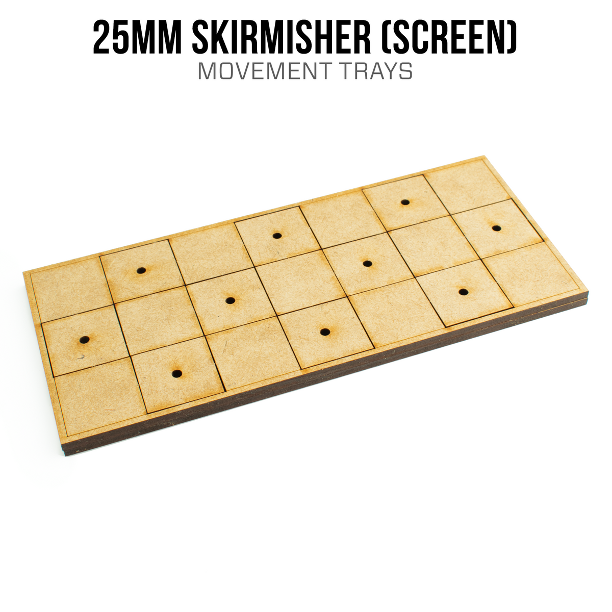 25mm Skirmisher (Screen) Movement Trays