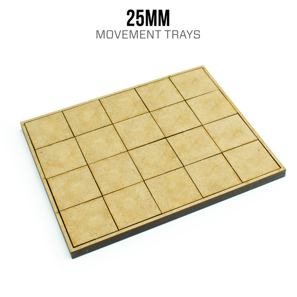 25mm Infantry Movement Trays