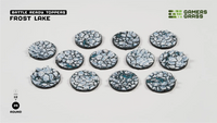 Base Toppers - Frost Lake, Round 25mm (x12)