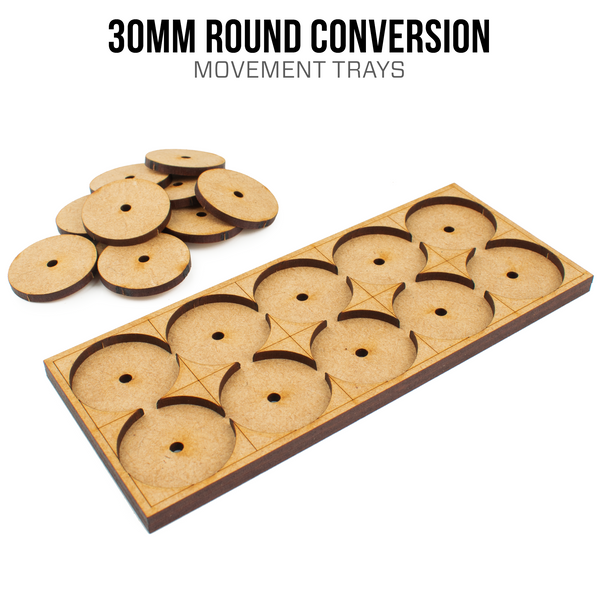 30mm Round Conversion Movement Trays