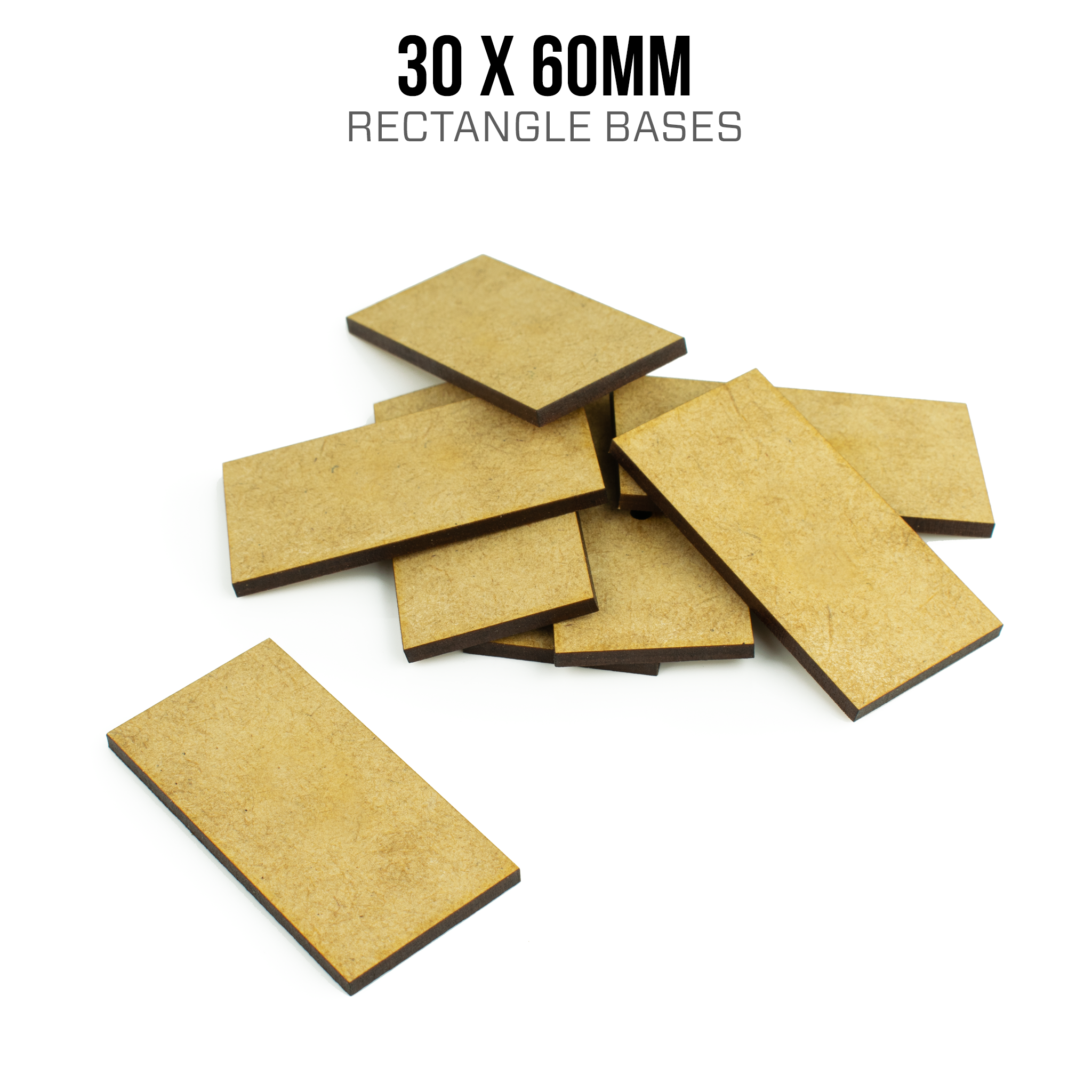 30mm Square Bases For Wood Buy Warhammer Base 20mm Square Miniature Bases 30x60mm Base STL - Foto 2