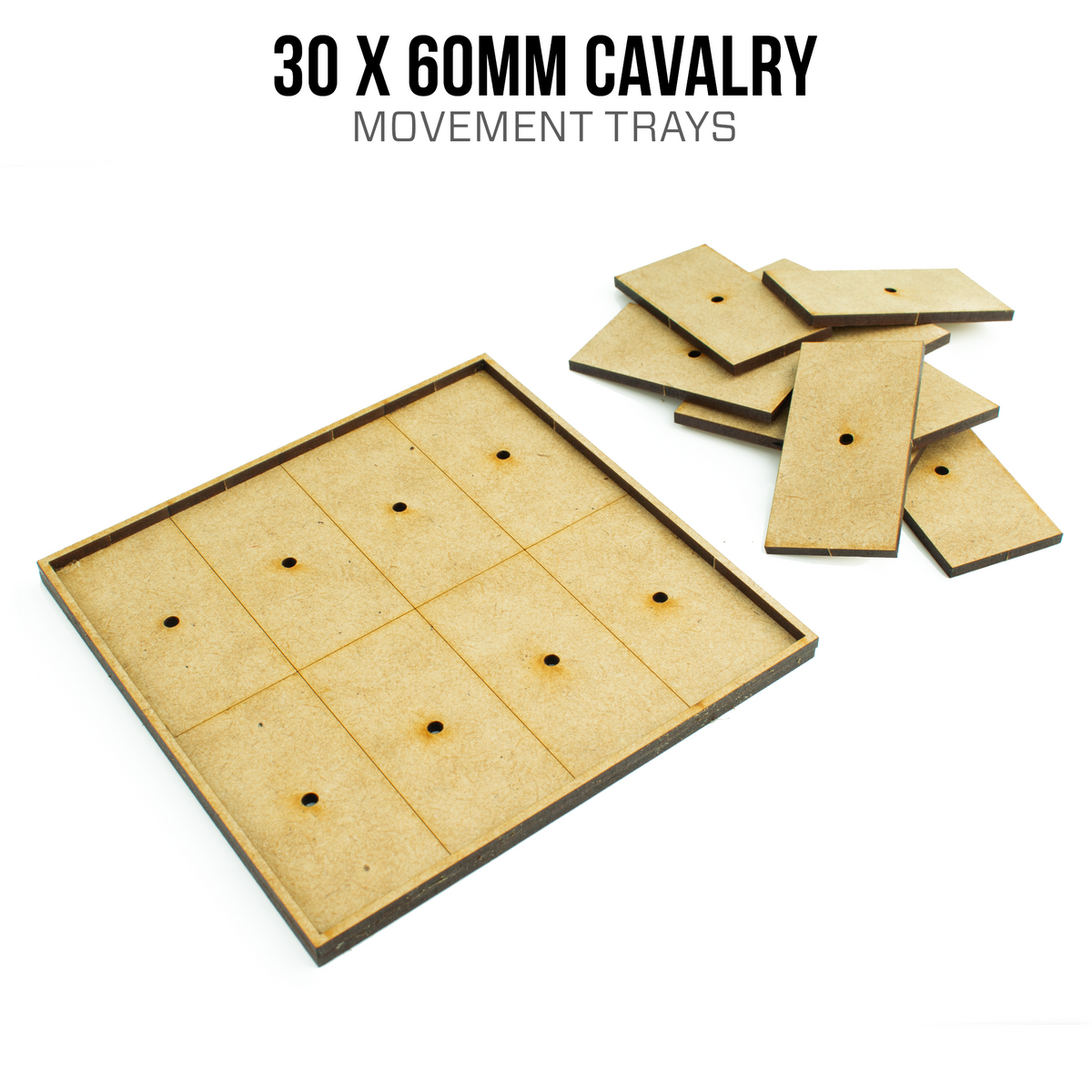 30mm x 60mm Cavalry Movement Trays