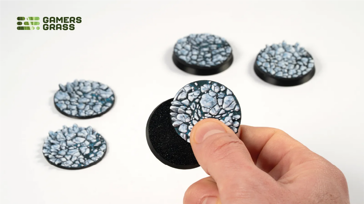 Base Toppers - Frost Lake, Round 40mm (x5)