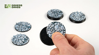 Base Toppers - Frost Lake, Round 40mm (x5)