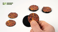 Base Toppers - Molten Lava, Round 40mm (x5)