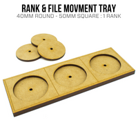 40mm Circle (50mm Square) Movement Trays