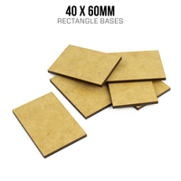 40 x 60mm Rectangle Bases