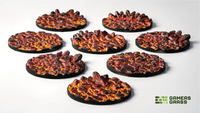 Base Toppers - Molten Lava, Round 32mm (x8)