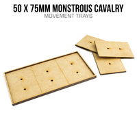 Bandejas de caballería monstruosas de 50 mm x 75 mm