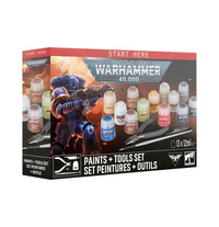 Warhammer 40,000 Paint + Tools Set