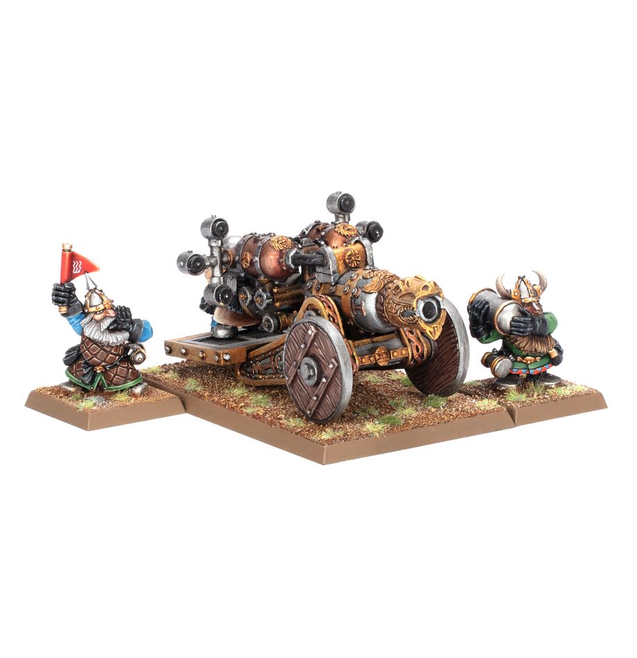 Warhammer The Old World: Dwarfen Mountain Holds Dwarf Flame Cannon