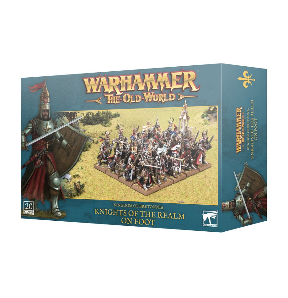 Warhammer The Old World: Kingdom of Bretonia Knights of the Realm on Foot