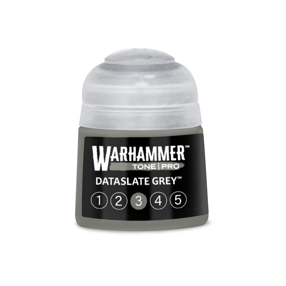 Warhammer Tone Pro Dataslate Grey 3 miniature paint 12ml